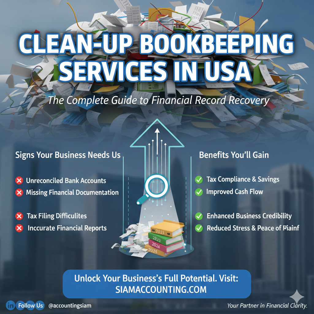 Clean-Up Bookkeeping Services in USA: The Complete Guide to Financial Record Recovery