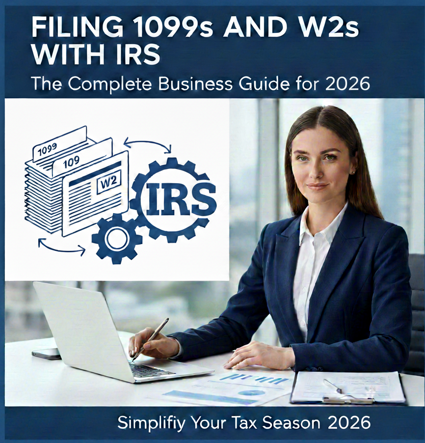 Filing 1099s and W2s with IRS: The Complete Business Guide for 2026